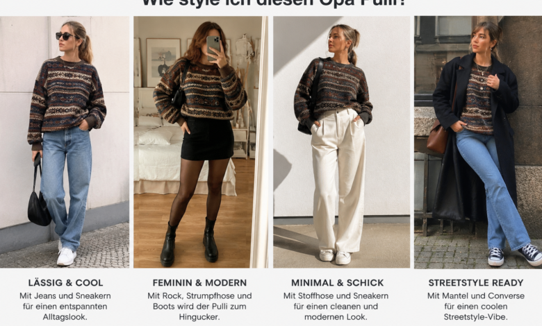 Wie style ich diesen Opa Pulli