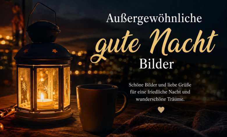 Außergewöhnliche gute Nacht Bilder