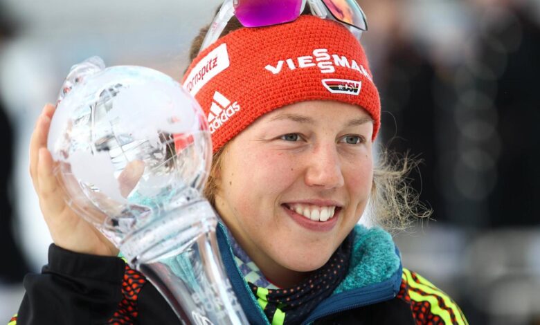 Biathletin Laura Dahlmeier Biathlon